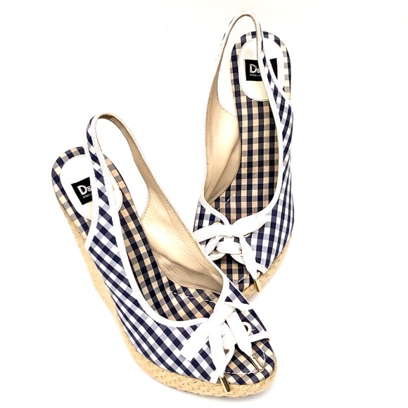 Dolce & Gabbana Shoes - Dolce & Gabbana Plaid Wedges